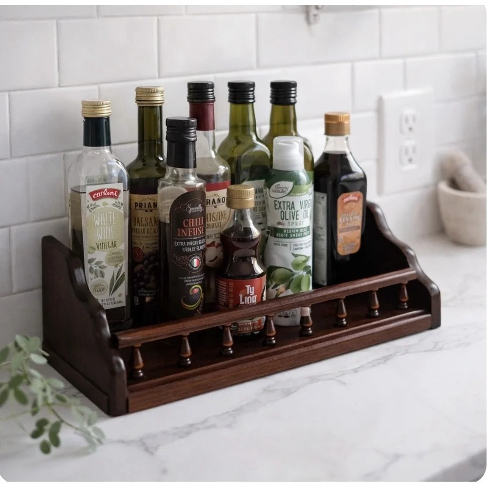 Vintage Wood Wall Shelf 17